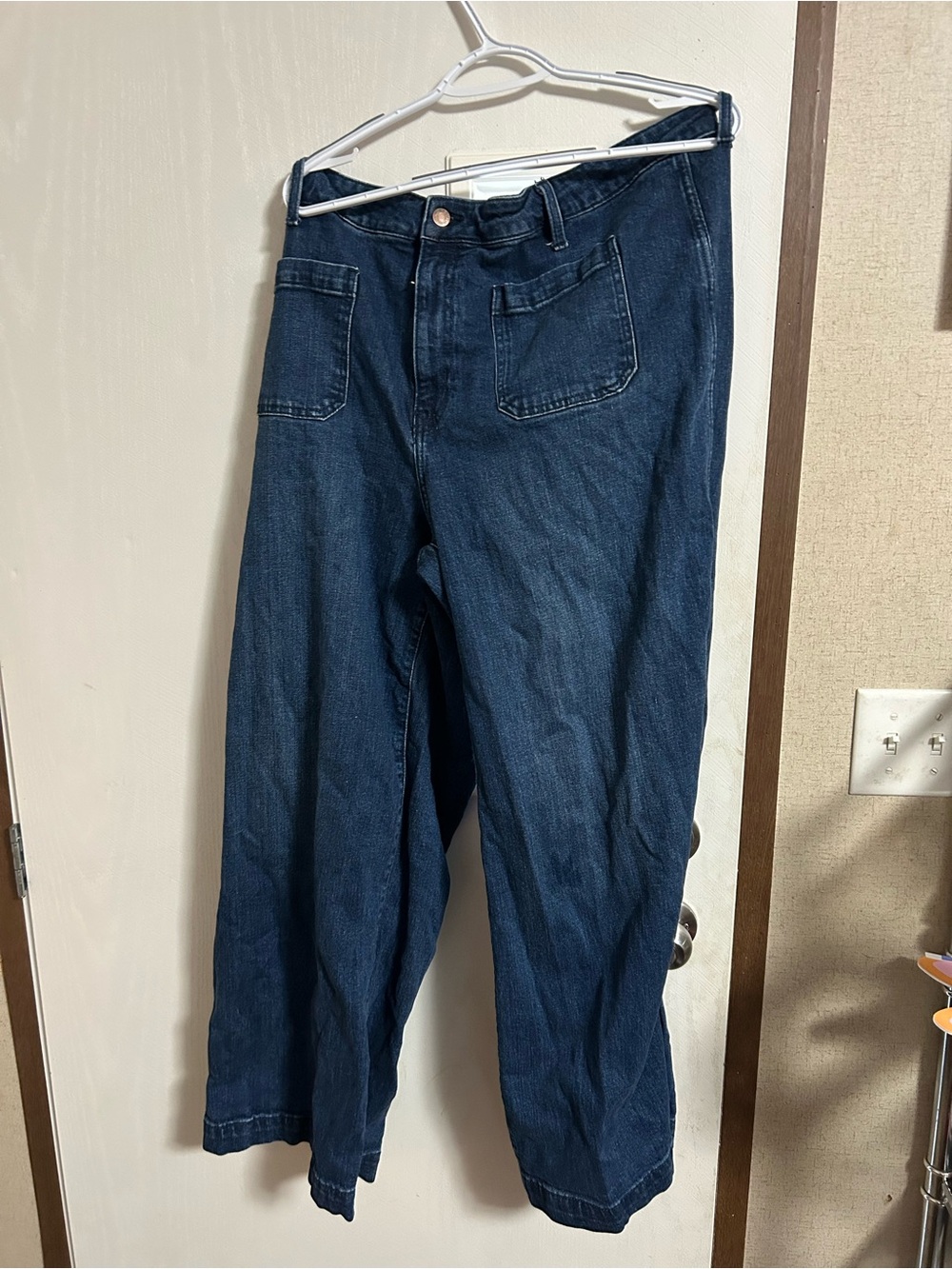 Old Navy Dark Blue Wide Leg Jeans